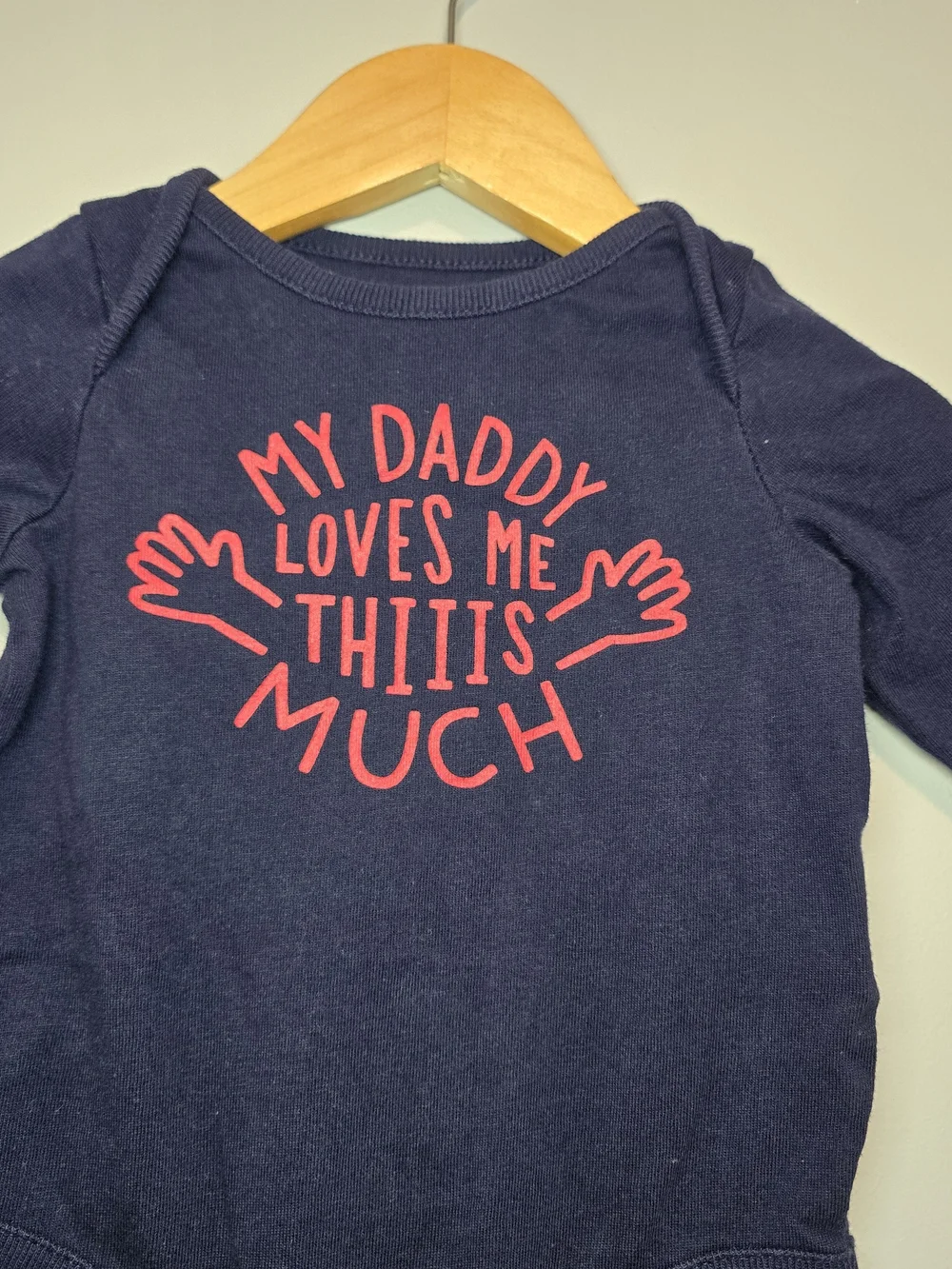 GAP Navy Long-Sleeve One-Piece Bodysuit with 